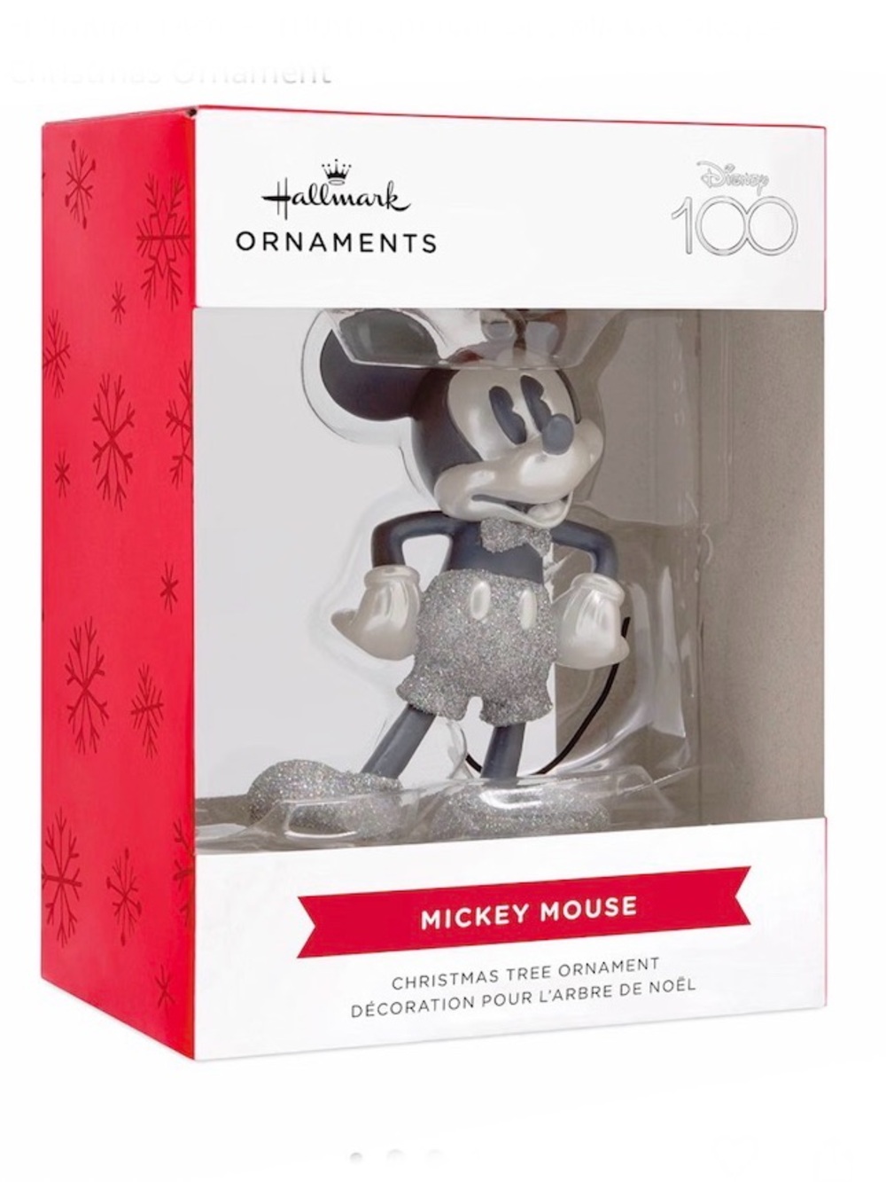Hallmark Disney 100th Anniversary Mickey Mouse Christmas Ornament